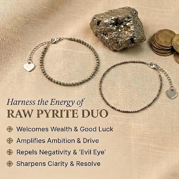 Mahalaxmi Pyrite Anklet For Wealth