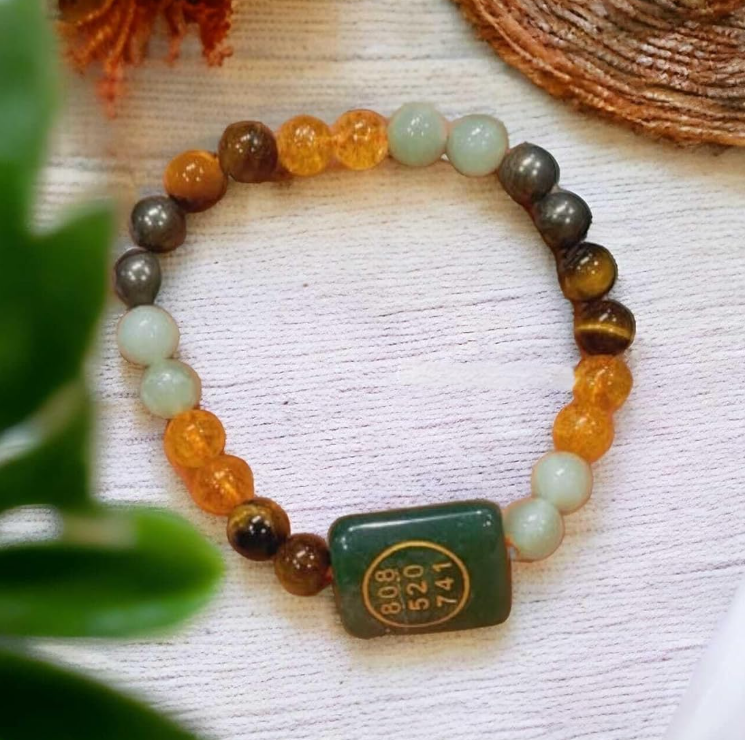 Money Magnet Fusion Bracelet with Zibu Stone
