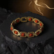 Gold Plated Essential Rudraksha Bracelet