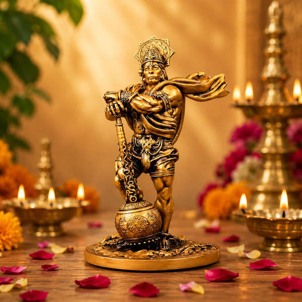 Hanuman Ji, Pavan Putra Bajrangbali, Bahubali Hanuman Idol for CarDashboard,Decor