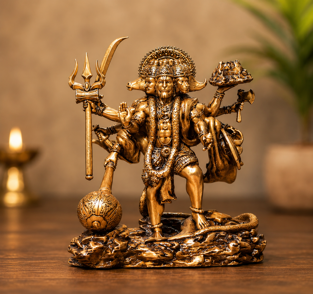 Panchmukhi Hanuman Murti for Car Dashboard Home Decor