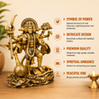 Panchmukhi Hanuman Murti for Car Dashboard Home Decor
