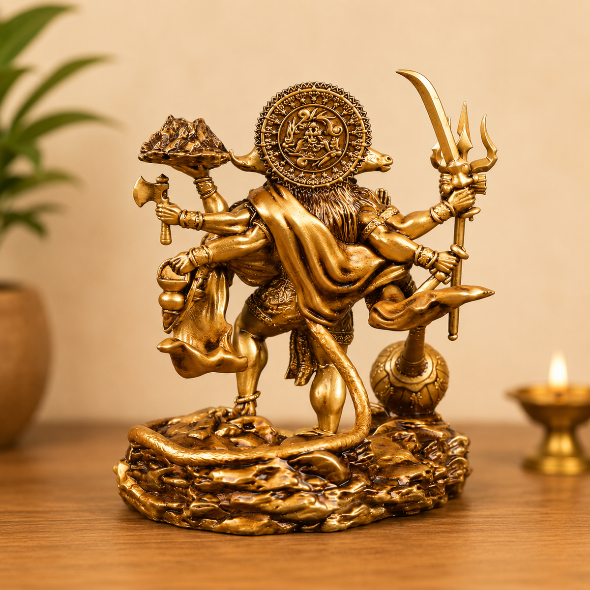 Panchmukhi Hanuman Murti for Car Dashboard Home Decor
