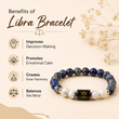 Libra (तुला राशि) Zodiac Lapis Lazuli & Howlite Bracelet