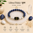 Libra (तुला राशि) Zodiac Lapis Lazuli & Howlite Bracelet