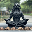 Adiyogi Shiv Statue Dhyan Mudra Car Dashboard