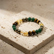 Devshilp Money Magnet Bracelet - Pyrite, Tiger Eye, Citrine & Aventurine with Certificate