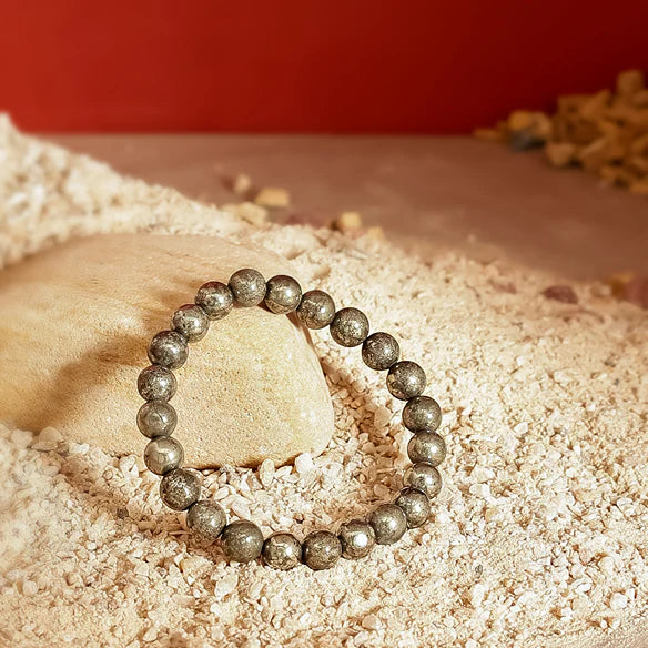 Raw Pyrite bracelet (Stone of Wealth)