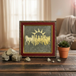 7 Horses Pyrite Frame for Vaastu