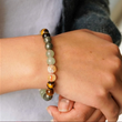 Money Magnet Fusion Band - Pyrite, Tiger Eye, Citrine & Aventurine