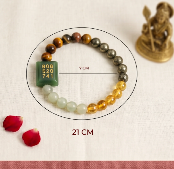 Money Magnet Fusion Bracelet with Zibu Stone