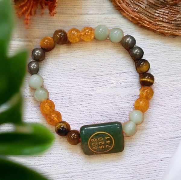 Money Magnet Fusion Bracelet with Zibu Stone