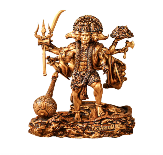 Panchmukhi Hanuman Murti for Car Dashboard Home Decor