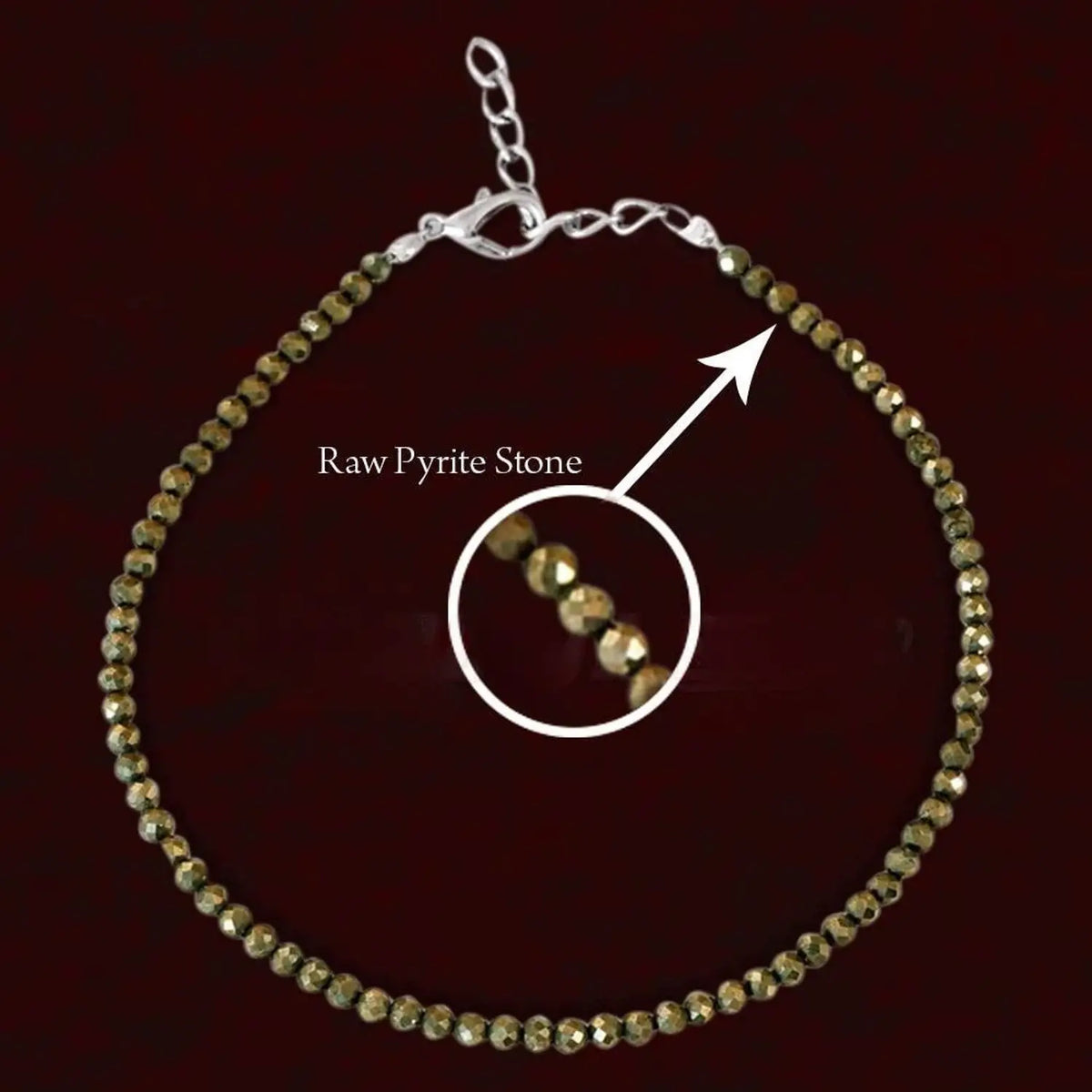 Mahalaxmi Pyrite Anklet